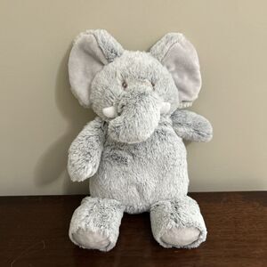 Animal Adventure Elephant Plush Gray 2019 Soft Short Tusks Stuffed Animal 12"
